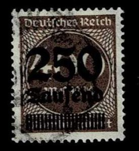 Germany 1923,Sc.#258 used, examined by Infla-Berlin,  cv. € 25