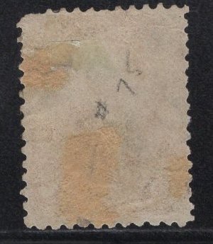 US Stamp #75 RED Brown 5c Jefferson USED SCV $425