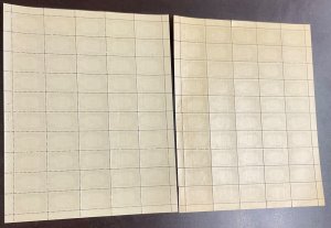 916 & 916a Greece  Reverse & Normal Printings, 5c MNH sheet of 50