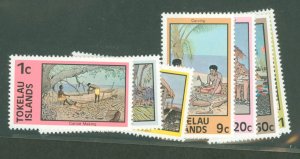 Tokelau  #49a-56a  Single (Complete Set)