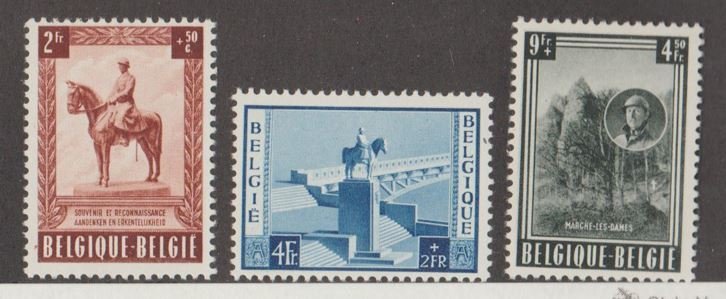 Belgium Scott #B555-B556-B557 Stamps - Mint Set