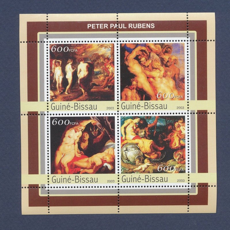 GUINEA-BISSAU  -  MNH S/S - Rubens Art  - 2003 --a