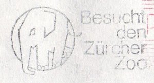 Cover / Postmark Switzerland 1988 Elephant - Zoo Zurich