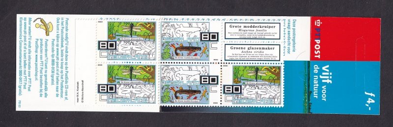 Netherlands   #1061a   MNH  2000   booklet PB 63 endangered species