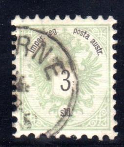 Austrian Offices in Turkey #9, part Smirne CDS, CV $34.00