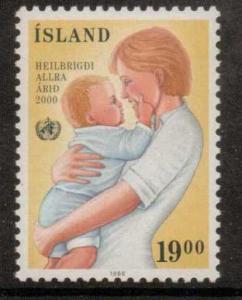 ICELAND SG723 1988 W.H.O. MNH