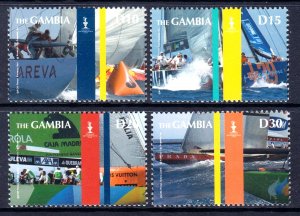 Gambia 2007 Yacht Races Complete Mint MNH Set SG 5160-5163
