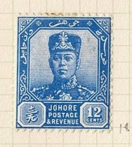 Malaya Johore #111A MHH Sultan Ibrahim