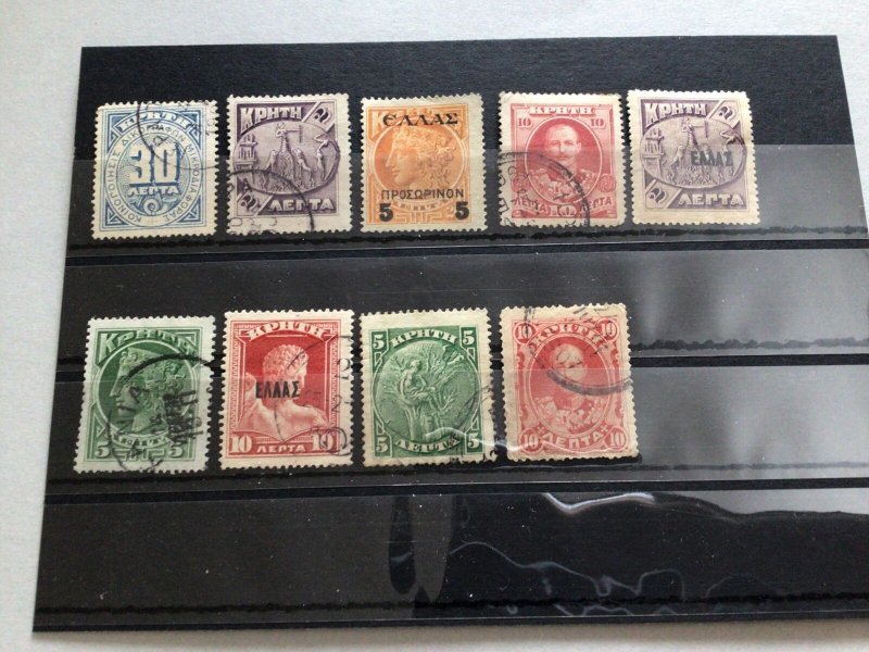 Crete mounted mint or used stamps  Ref 64500 