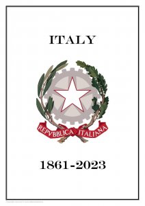 Italy Italia 1861-2023  PDF(DIGITAL) STAMP ALBUM PAGES