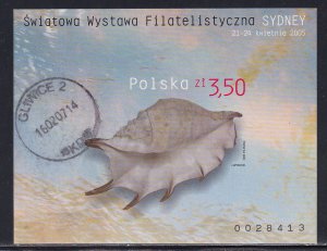 Poland 2005 Sc 3774a Sydney Pacific Explorer World Expo Stamp SS IMP Used NG H