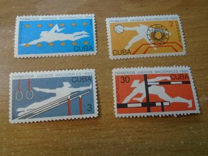 Cuba  #  980-83    MNH
