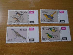 South Africa  Venda  #  221-24   MNH  Birds