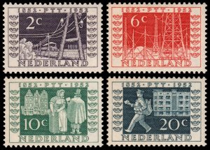 ✔️ NETHERLANDS 1952 - ITEP EXHIBITION SET- SC. 332/5 NVPH 588/91 ** MNH