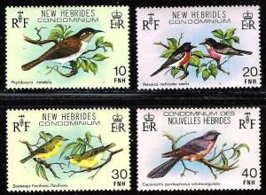 New Hebrides, British #276-279 MNH Set of 4 Birds cv $5.20