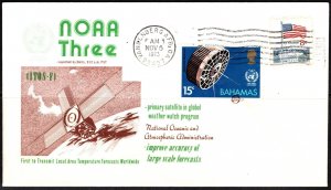 1973 US Space Cover NOAA-3 Weather Satellite NOAA/ITOS Program