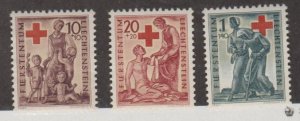 Liechtenstein Scott #B15-B16-B17 Stamps - Mint NH Set