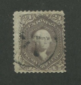 1861 United States Postage Stamp #70 Used Faded Postal Cancel