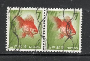 Japan   Scott#  880  used  Pair