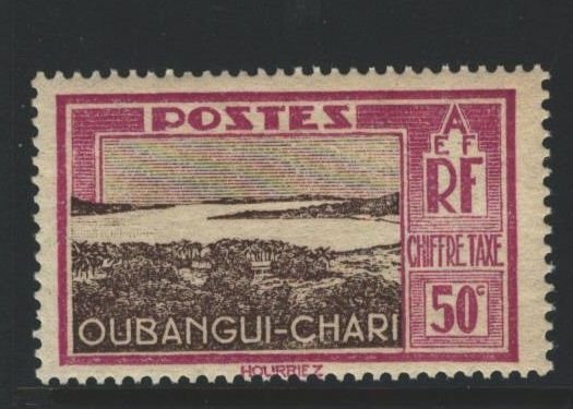 Ubangi-Chari Sc#J18 MH
