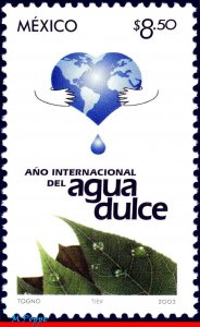 2343 MEXICO 2003 YEAR OF FRESH WATER, NATURE, MI# 3045, MNH