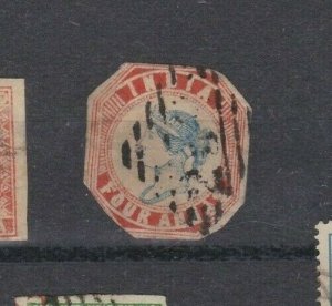 India Stamp Scott #6 Used Read Desc- See Scans!  SG#24 Die II Frame Die III Head
