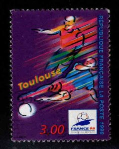 FRANCE Scott 2531 Used soccer stamp