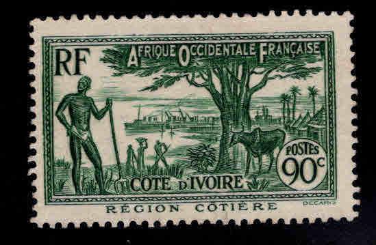 Ivory Coast Scott 135 MH* stamp