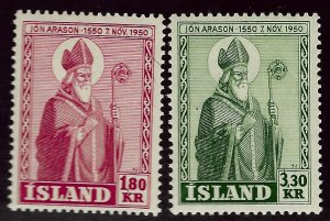 Iceland  SC#269-270 Mint F-VF...An Amazing Island!