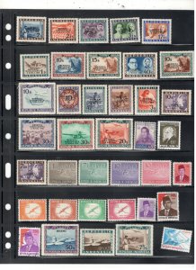 INDONESIA COLLECTION ON STOCK SHEET MINT/USED