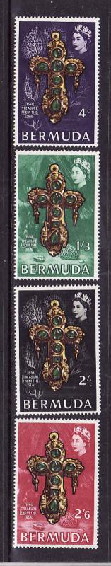 Bermuda-Sc#234-7-unused NH set-Salvaged Spanish Treasures-1969-