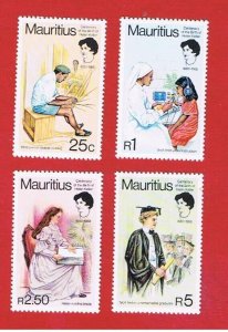 Mauritius #502-505  MNH OG   Keller  Free S/H 