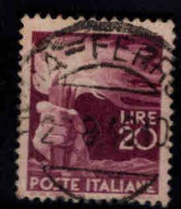 Italy Scott 474 Used 20 Lire stamp