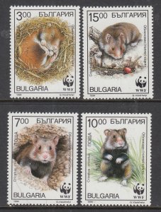 Bulgaria 3831-3834 Animals MNH VF