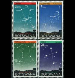 BOTSWANA 1972 - Scott# 84-7 Constellations Set of 4 NH