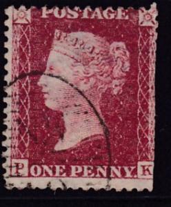 Great Britain QV 1841 Scott Nr.3. 1d red brown Cut Close at Right Margin FINE