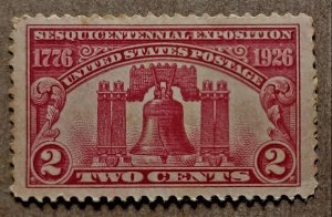 United States #627 2c Sesquicentennial Exposition UNUSED (1926)