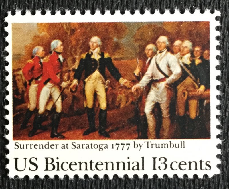 US #1728 MNH Single Surrender at Saratoga SCV $.25 L10