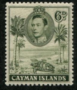 Cayman Islands SC# 107a SG# 122  Hornbill Turtles 6d MH