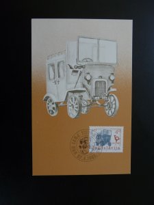automobile postal car maximum card Yugoslavia 1983