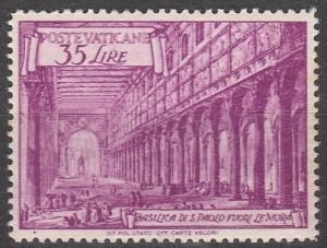 Vatican City #129 F-VF Unused CV $30.00  (A8574)