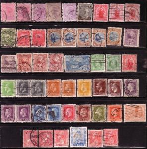 New Zeland-1882-1926,Lot of 50 early classics,(U),Cat.$62.05