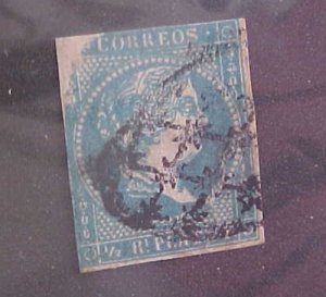 CUBA STAMP #9 UNPRINTED UL CORNER ERROR