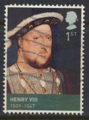 GB  SG 2925 SC# 2654 Kings & Queens  Henry VIII  Used