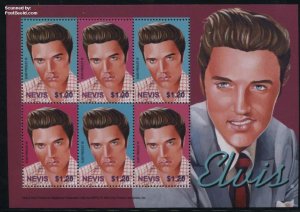 Nevis 2004, Elvis Presley m/s, MNH
