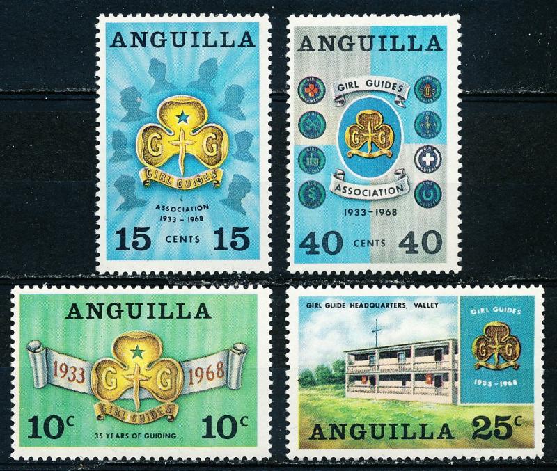 Anguilla #40-43  Set of 4 MH