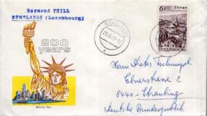 Luxembourg, First Day Cover, Americana