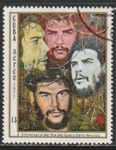 1977 Cuba - Sc C262 - used VF - 1 single - Guerrilla fighters