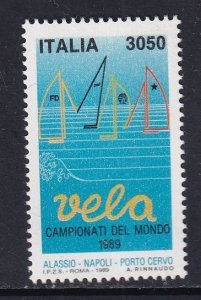 Italy #1767  MNH 1989 yachting championships