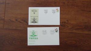 Venda New Issue Cards 1980 Butterflies Tea Banana Carving 1979 Independence VFU 